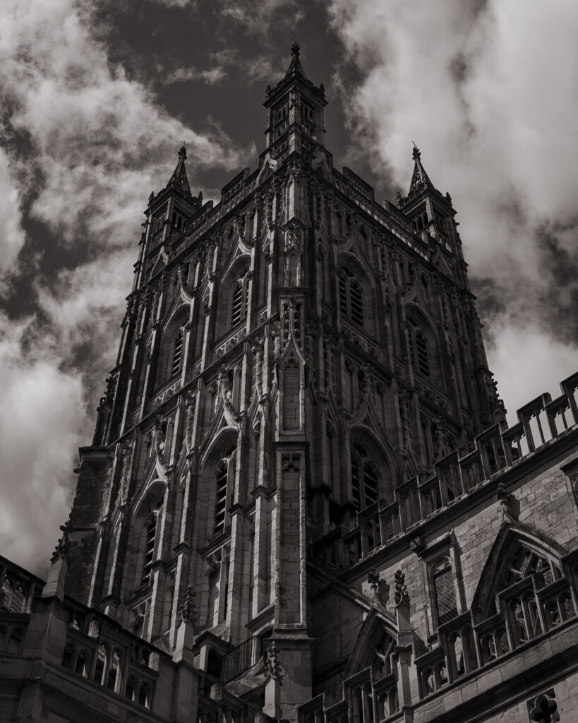 Dramatic and majestic cathedral in the Cotswolds. 
